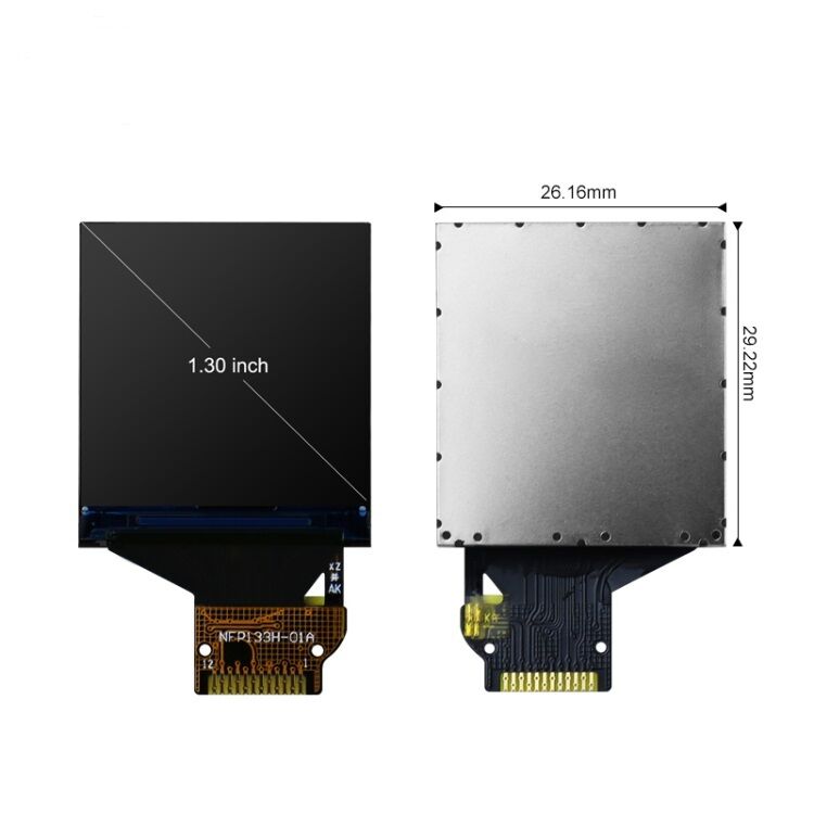 Écran LCD carré haute résolution Polcd de 1,3 pouce pour appareils portables 240x240 SPI ST7789V IPS TFT LCD