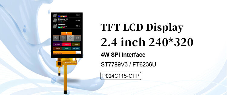 Module LCD tactile Polcd 2.4