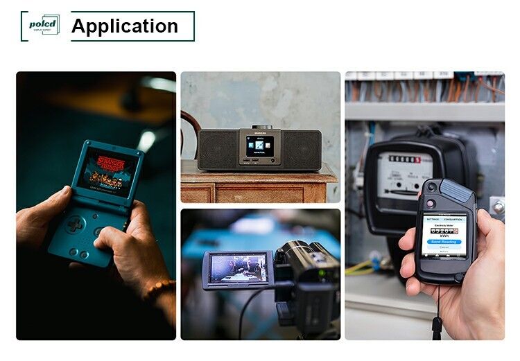 Polcd large température 2,8 pouces modules LCD 240*320 300nit SPI 2,8 IPS angle de vue Tft écran LCD