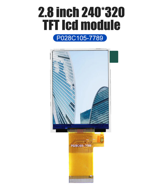 Polcd 2,8 pouces Micro-affichage Écran Tft de haute qualité 16 bits MCU SPI Interface Module LCD intelligent