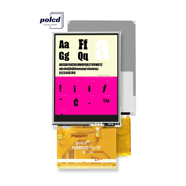 Polcd résolution 240x320 37 broches TFT LCD ILI9341V lecteur ic 2.8 pouces écran tactile