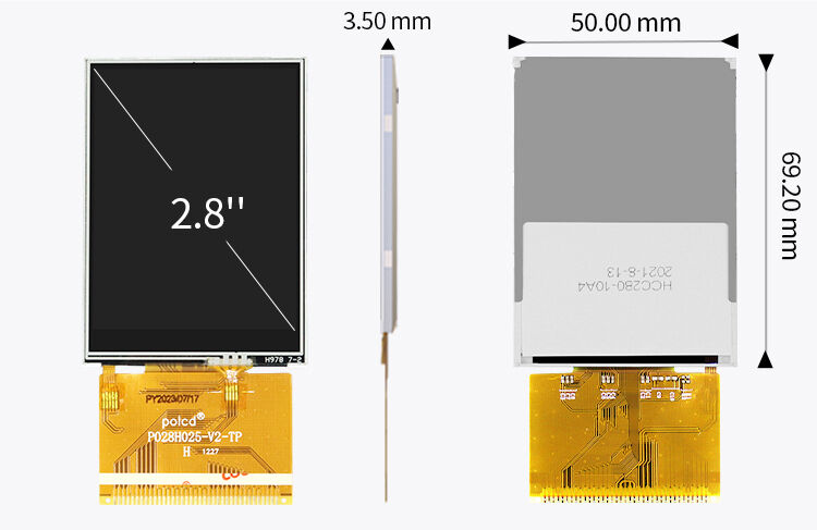 Module LCD TFT de 2,8 pouces 240*320 avec écran tactile résistif à l'interface MCU
