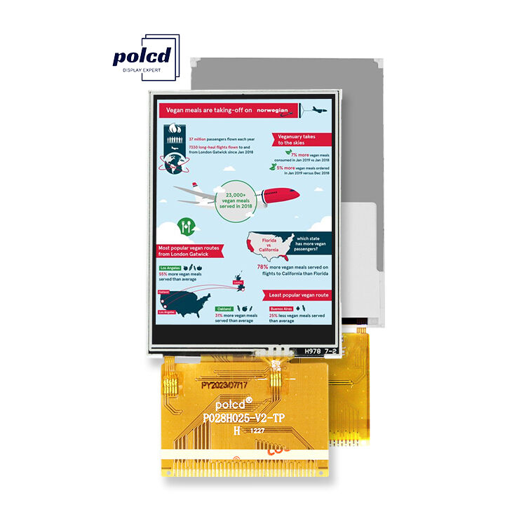 Module LCD TFT de 2,8 pouces 240*320 avec écran tactile résistif à l'interface MCU