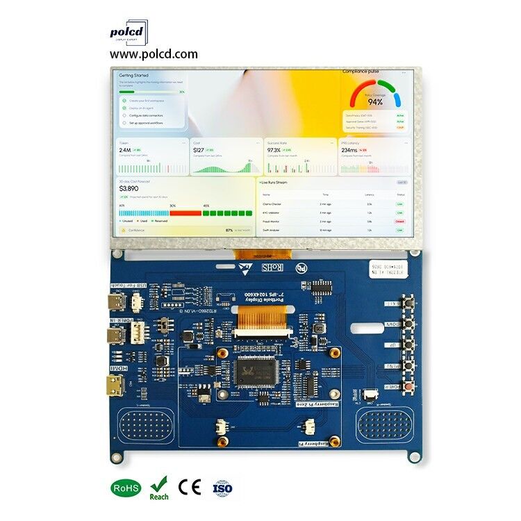 Polcd 7 pouces carte de pilote LCD Mini HD-MI Interface USB Support haut-parleur audio 50Pin Interface RGB carte de contrôle TFT