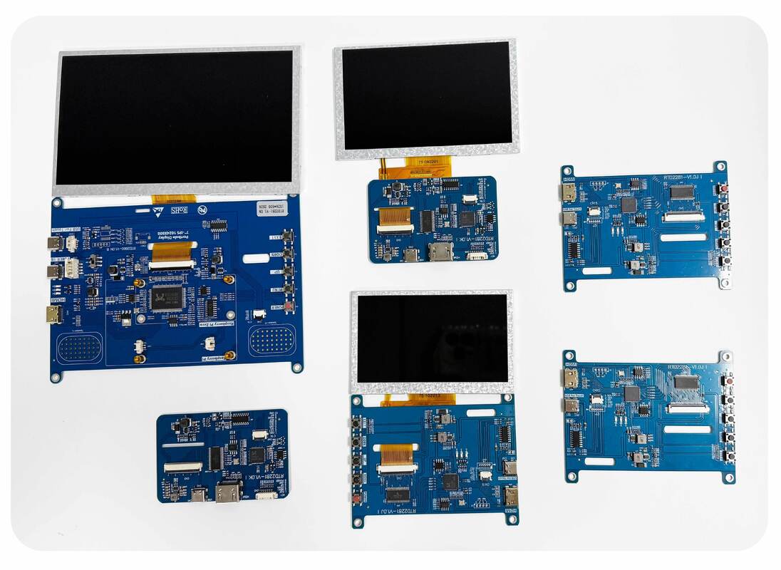 Polcd haute luminosité 7 pouces 1024x600 RGB LCD carte de lecteur RTD2281 avec haut-parleur pour affichage extérieur industriel
