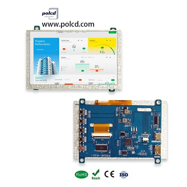 Polcd 4.3 5 pouces carte de pilote LCD universelle HD-MI carte de contrôleur USB RTD2281 pour module d'affichage LCD TFT