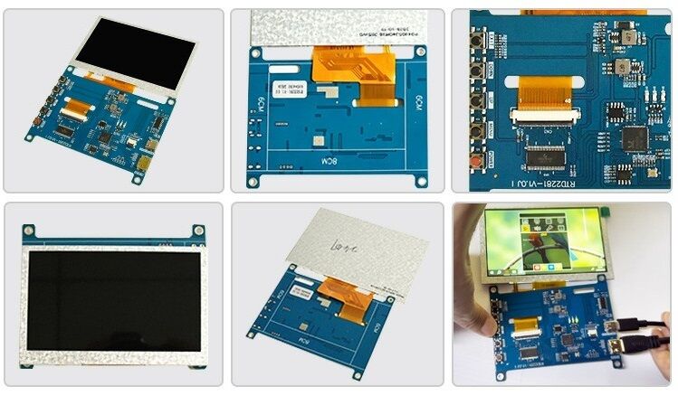 Polcd 4.3 5 pouces carte de pilote LCD universelle HD-MI carte de contrôleur USB RTD2281 pour module d'affichage LCD TFT