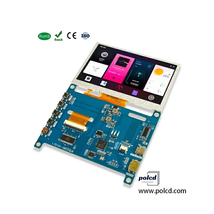 Polcd RTD2281 écran d'affichage multifonction Raspberry Pi carte de pilote LCD universelle 4.3 pouces 5 pouces H-DMI carte contrôleur USB