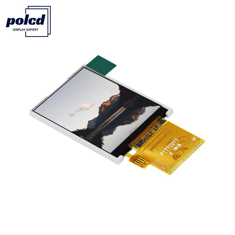 Polcd 1,77 pouces Tft 128*160 couleur 262K affichage LCD RVB normalement noir