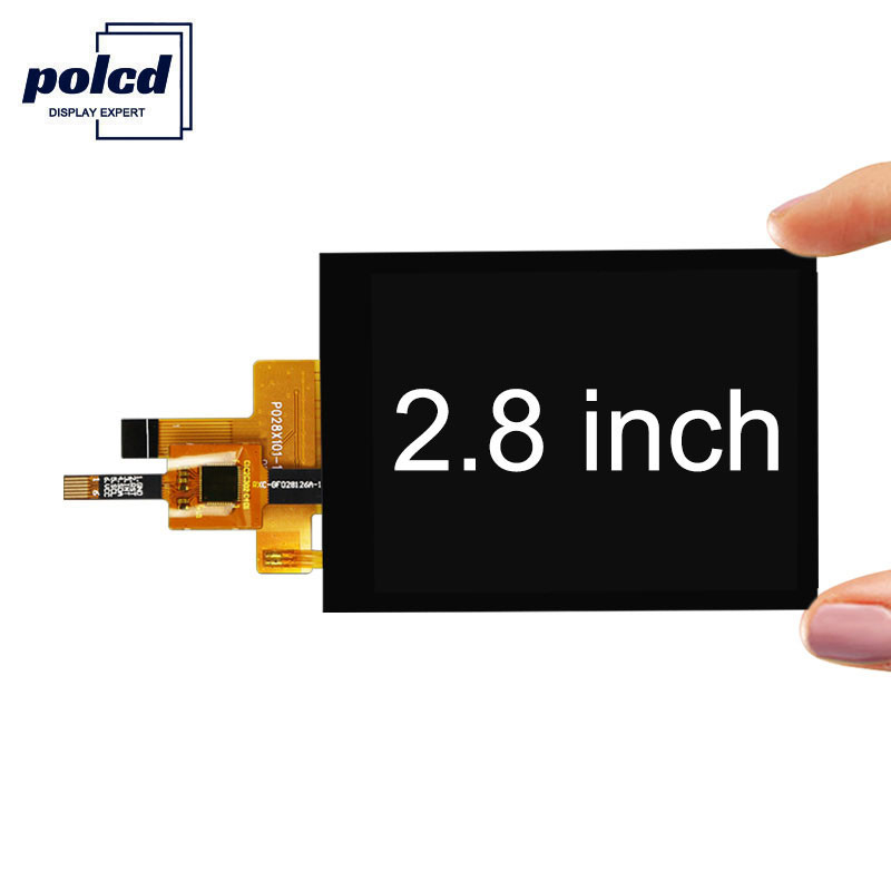Écran tactile capacitif RoHS de Polcd 300 Nit TFT bouclier tactile de Tft de 2,8 pouces