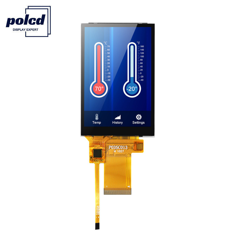 Polcd 450 Nit 3.5 Tft Display 16 Bit 320X 480 Écran tactile LCD RoHS