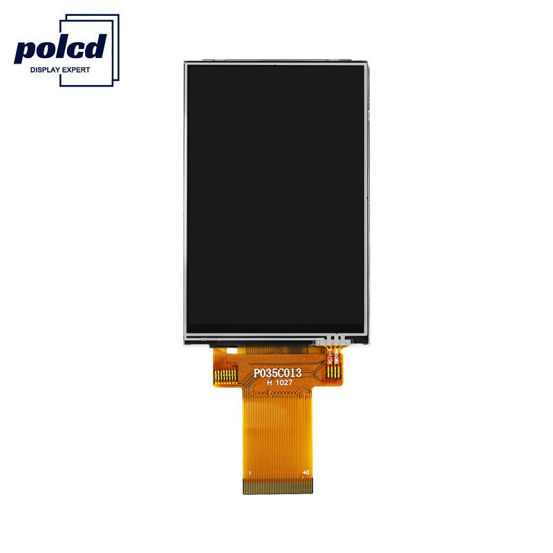 Polcd 8080 MCU 320X480 Lcd 3,5 pouces 450 Nit TFT Écran tactile 12 0'CLOCK
