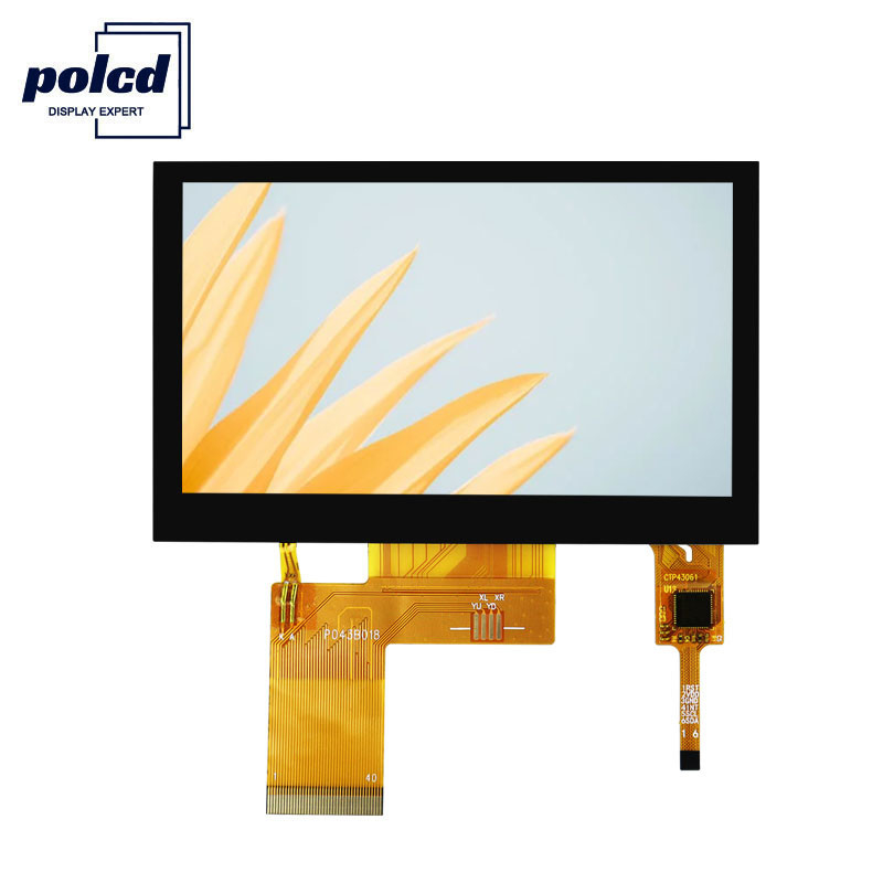 Polcd Pixel 800x480 Tft tactile capacitif RVB 24 bits 4,3 écran tactile Tft LCD