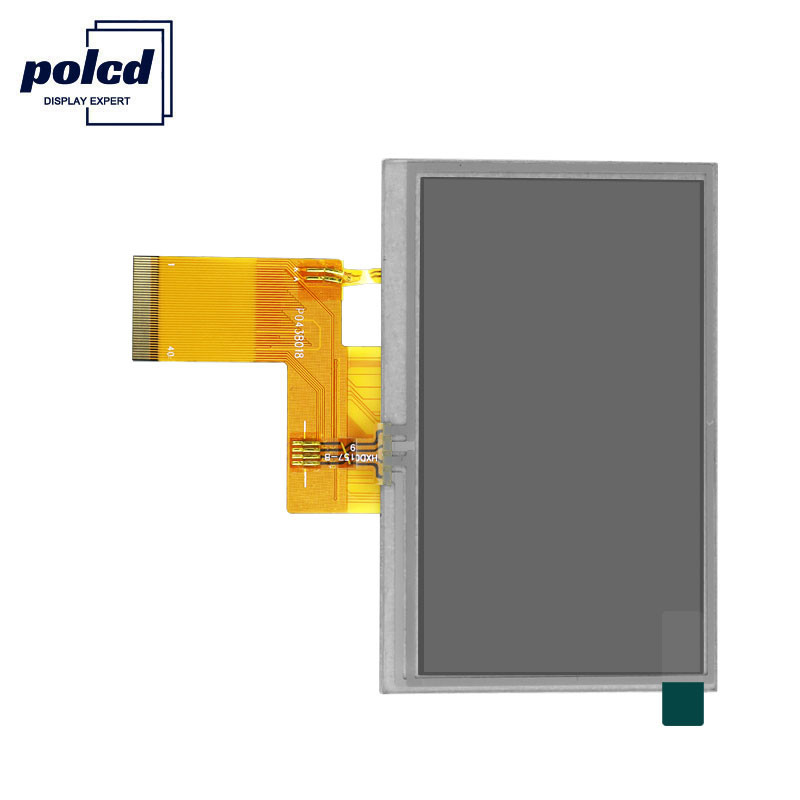 Luminosité 300 de Polcd écran tactile résistif de l'affichage 800X480 TFT d'affichage à cristaux liquides de Tft de 4,3 pouces