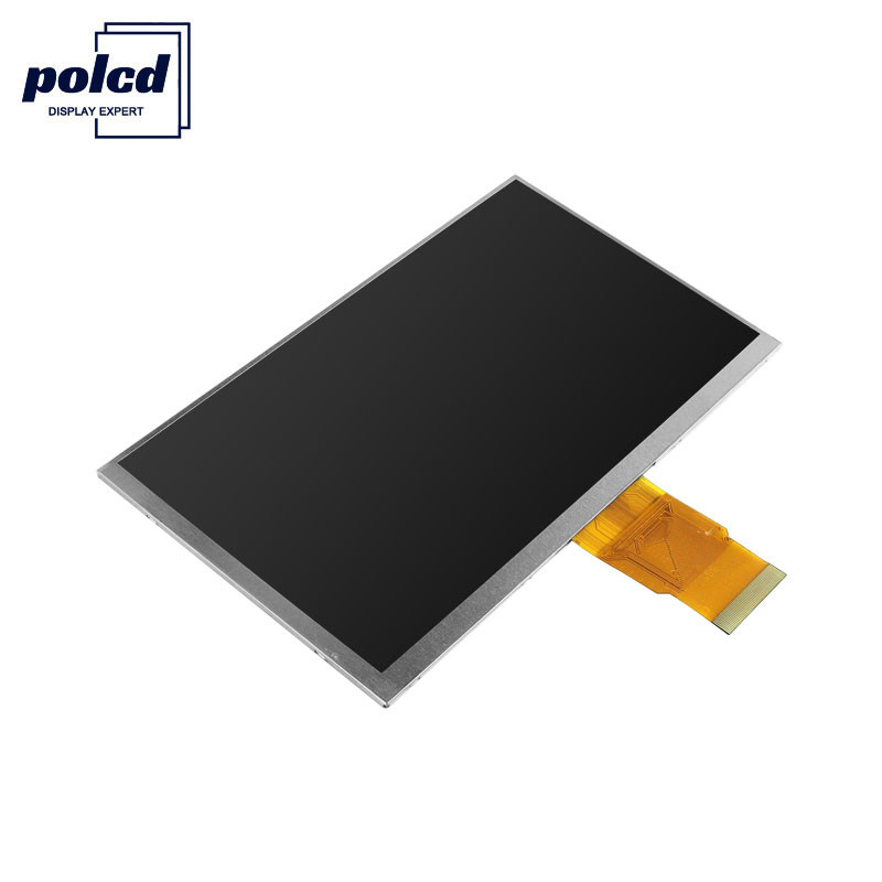 Polcd 300cd/M 7 pouces 800x480 RVB 24 affichage d'affichage à cristaux liquides d'intense luminosité industriel