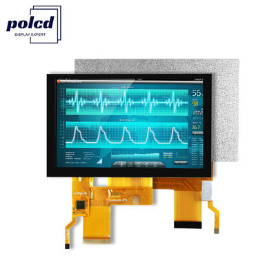 Panneau d'affichage LCD Tft de résolution 800x480 RGB Couleur St7262 Panneau tactile capacitif