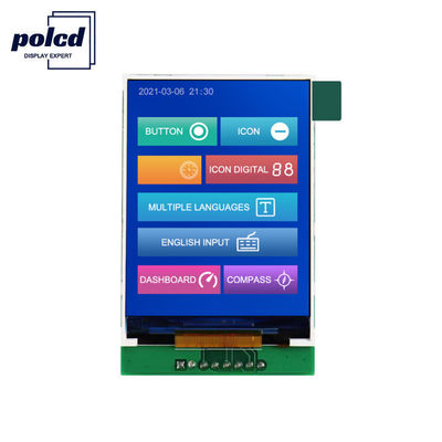 Polcd RoHS couleur 262K LCD Tft 2,4 pouces ST7789V2 Tft écran tactile