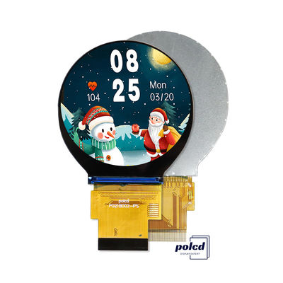 Polcd 2,1 pouces 480x480 petit écran rond Panneau d'écran SPI interface RVB affichage LCD TFT circulaire