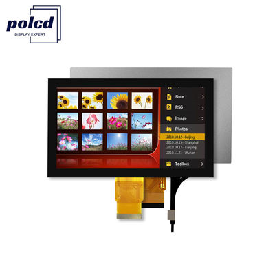 Polcd 7' Tft Panneau LCD 800x480 Écran tactile capacitif Interface RVB
