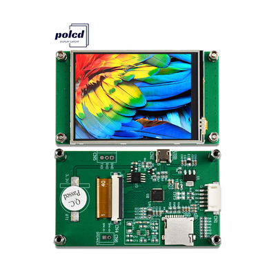 Polcd 2,8 pouces 240*320 HMI Module LCD TFT intégré contrôlé par n'importe quel écran de port série MCU