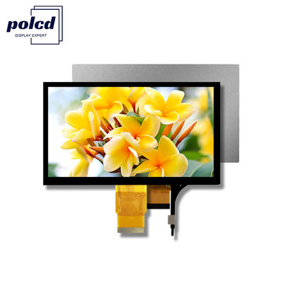 Polcd 7 pouces Module LCD de taille moyenne 800*480 Affichage TFT tactile capacitif haute luminosité