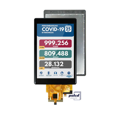 Polcd personnalisé 3,5 pouces 320x480 Panneau tactile capacitif 500nit ST7796U IPS Tft Module d'affichage LCD