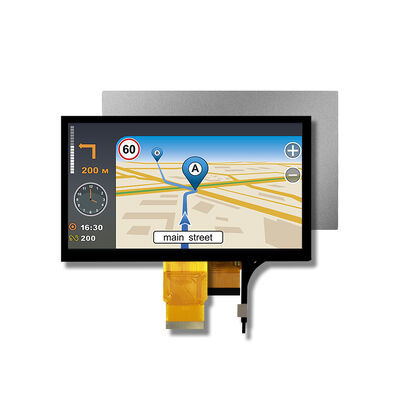 Polcd 7 pouces 800*480 Résolution 50 broches Écran RVB 7 pouces Affichage TFT tactile capacitif Pour le médical industriel