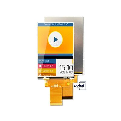 Polcd personnalisé 3,95 pouces 320x480 Ips Tft interface LCD RVB Module d'affichage à cristaux liquides avec le toucher