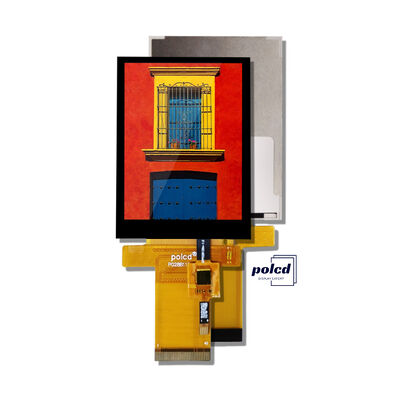 Polcd personnalisé industriel 2.8 pouces Panneau d'affichage RVB étanche Modules LCD TFT capacitifs avec écran tactile