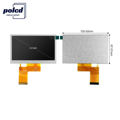 Polcd ST7262E43 Écran tactile capacitif 4,3 pouces 40 broches LCD 800x480 300 Nit