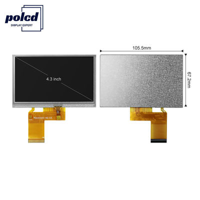 Polcd 4,3 pouces 480x272 Tft Affichage LCD RVB 24 bits Écran tactile Affichage LCD