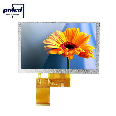 Polcd RoHS TFT IPS Display 300 Nit Écran tactile de 5 pouces