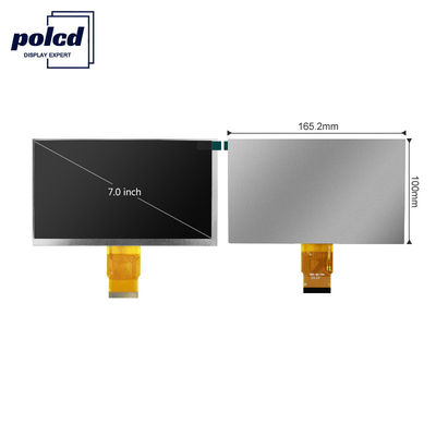 Polcd RoHS 300 Nit Écran LCD 7 pouces Module LCD TFT 800X480 Pixels