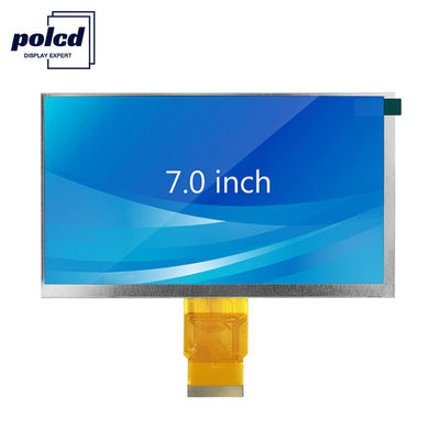 Polcd 300 Nit RoHS Écran Tft 7 pouces Écran LCD Tft 153,84 mm 6 heures